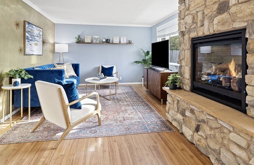West End House | Mid-Century Bungalow| Point Ruston| Fire Pit
