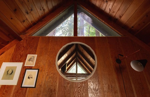 Cazadero House | Mid-century cabin, Airstream and sauna along Austin Creek