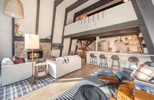Truckee Cabin | Mid Century Modern A-Frame Cabin at Northstar