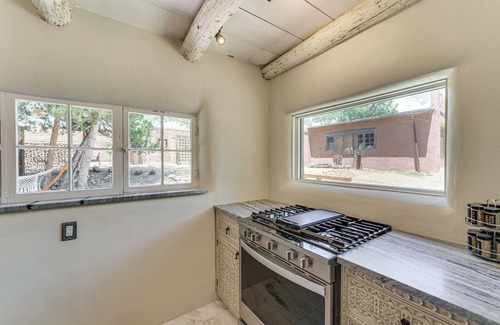 Taos House | Mid-Century Modern Taos Home w/Hot Tub & Fire Pit