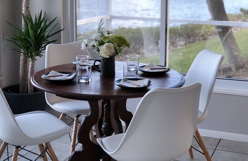 Sorrento Shores House | Mid-century Waterfront Home with heated pool
