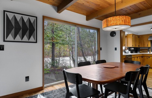Marmot House | Midcentury Modern Nestled in Mt Hood Wilderness, River Access w/Views.