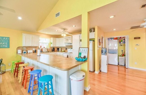Pointblank House | Million Dollar Open-Water View on Lakefront with 2-Story Dock