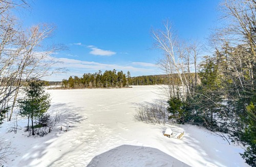 Bridgton House | Million-Dollar View Waterfront Cabin in Bridgton!