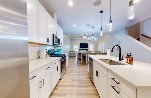 Frankford House | Millville By The Sea home w/3 pools, pickleball, fitness center, fireplace, dock