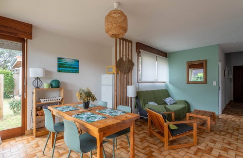 Mimizan House | Mimizan Plage : Maison 6 pers, 3 étoiles, Proche Courant, Forêt et Océan, Ménage Inclus