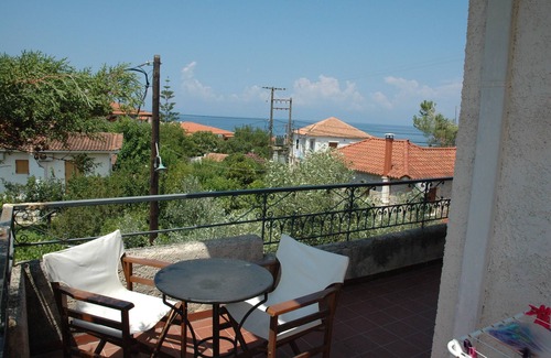 Stoupa Villa | Minas Villa, 5 ensuite bedrooms, 1min walk from Stoupa beach, renovated 2020