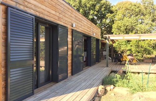 Hameau de Palombaggia Ski Chalet | Mini Villa Sea View 4 pers 800m beach palombaggia. Private parking at the beach.