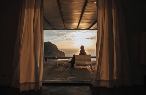 Sant Joan de Labritja Villa | Minimalist 6-bedroom villa with breath taking sea views and sunset in Na Xamena
