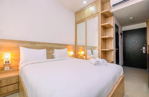 Cikarang Apartment | Minimalist Mustika Golf Residence Studio Apartment with City View By Travelio