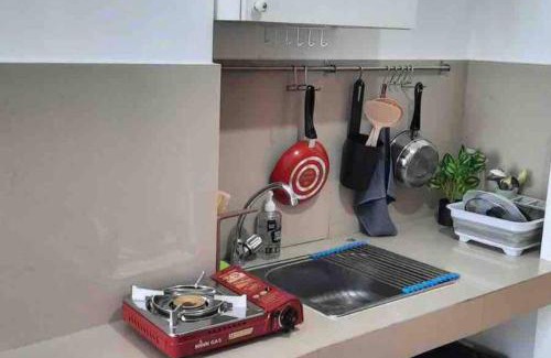 Tangerang Apartment | Minimalist room at The Nest Apartment by Popobella Near Puri Indah West Jakarta