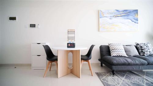 Surabaya Apartment | Minimalist with Beautiful View 2BR at Grand Sungkono Lagoon Apartment By Travelio