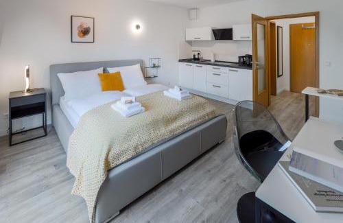 Dortmund Apartment | MINT: Design Studio – Parken – Küche – WiFi
