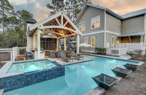 Watercolor House | 'Mirasol House' - Pool Golf Cart - WaterColor, FL - 4BR 4BA Bonus Bunk - Sleeps 12 home
