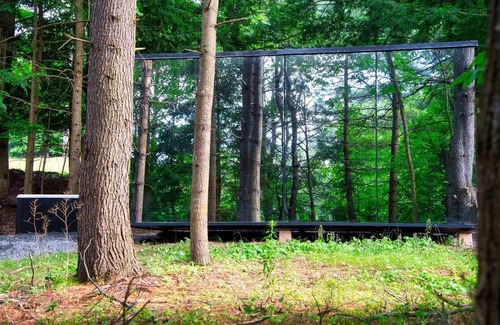 Windham Cabin | MIRROR CABIN IN THE FOREST WITH HOT TUB
