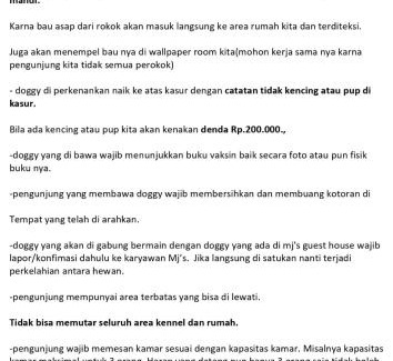 Lembang House | Mj's Guesthouse Dog Lovers