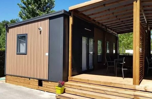 Sadirac House | Mobil-Home Akazie 4 Zimmer 6 Personen Klimaanlage + TV