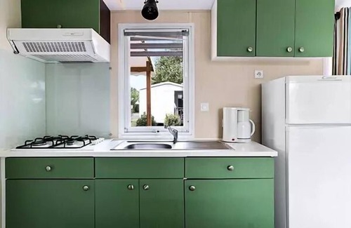 Angles House | Mobil-home | Classic XL | 3 Ch. | 6 pers. | Raised terrace | TV