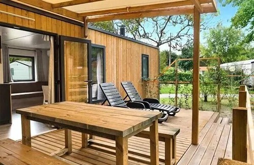 Biscarrosse House | Mobil-home | Ultimate | 2 Ch. | 4 pers. | Raised terrace | A/C | TV