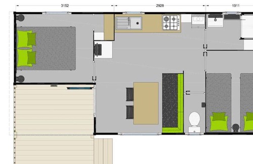 Lourdes - Tarbes House | Mobile home ∙ 2 bedrooms ∙ 2 guests