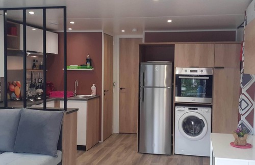 Lattes House | Mobile home 43 m2, 3 Bedrooms, fully equipped, linen included, near beach