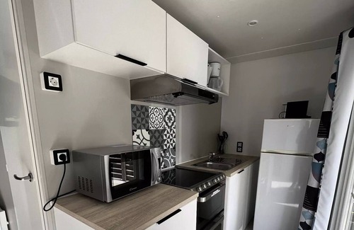 Angles House | Mobile home ● Aufgehobene Terrasse