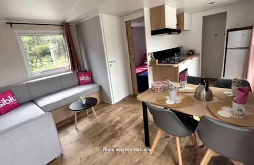 Parentis-en-Born House | Mobile home for 4/6 people in a 4* campsite on the shores of Lake Parentis