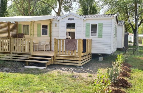 Angles House | Mobile home for 6 people in a charming 3* campsite
