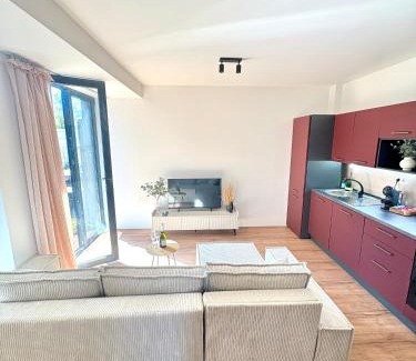 Banska Bystrica Apartment | Moderný apartmán so súkromnou terasou v centre mesta
