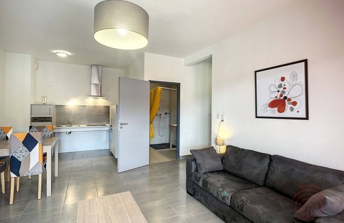 Lamalou-les-Bains Apartment | Modern 1-Bedroom Apartment with Terrace and Parking in Lamalou-les-Bains