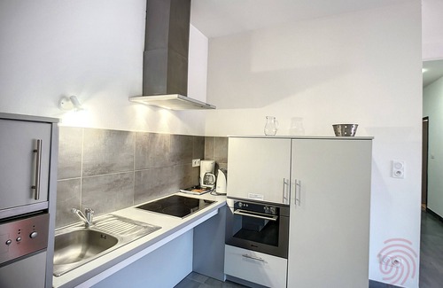 Lamalou-les-Bains Apartment | Modern 1-Bedroom Apartment with Terrace and Parking in Lamalou-les-Bains