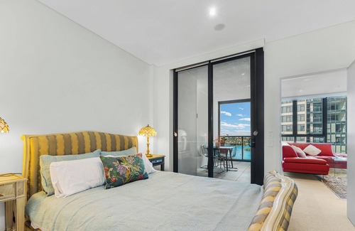 Rhodes Apartment | Modern 1bedroom Apt in the Heart of Rhodes With Waterview & City Skyline Views