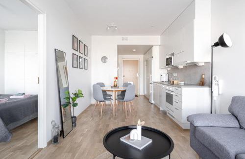 Tampere Apartment | Modern 1BR Apartment with Sauna & Balcony