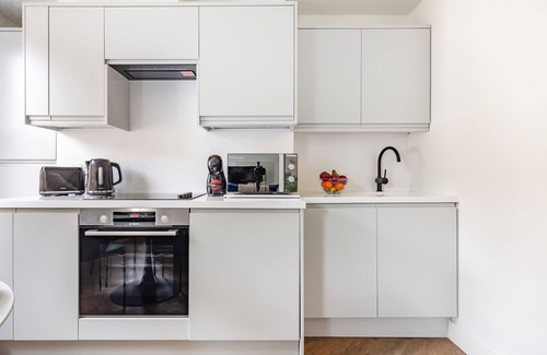 St Luke's Apartment | Modern 1BR Downtown Stay