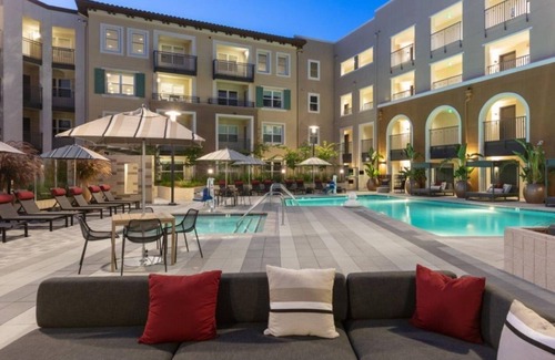 Whisman Station Condo | Modern 2-Bedroom Living at Revela w Pool
