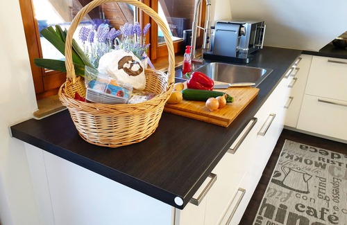 Meersburg Apartment | Modern 2-room attic apartment with balcony and internet/wi-fi