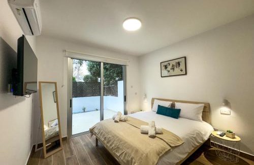 Universal Apartment | Modern 2BR Apartment with Pool, Veranda & Garden in Paphos