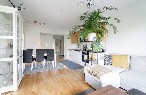 Tampere Apartment | Modern 2BR Apt with Sauna & Free Parking