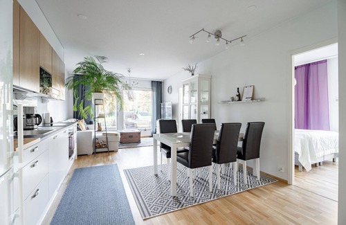 Tampere Apartment | Modern 2BR Apt with Sauna & Free Parking