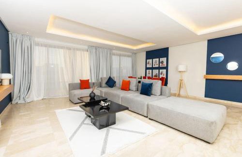 Bab al-Bahr Apartment | Modern 2BR Retreat in Marina Salé Luxury Living