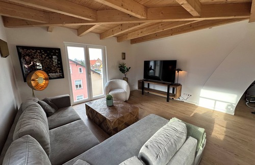 Bad Doberan Apartment | Modern and comfortable apartment with 2 bedrooms, tower room and balcony.