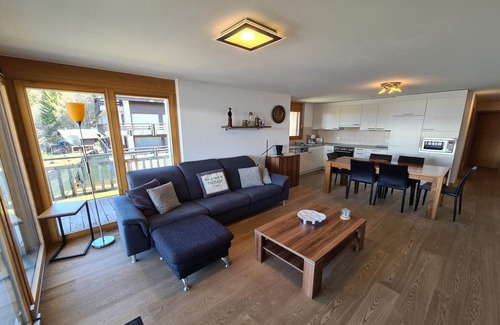 Veysonnaz Apartment | Modern apartment with sauna
