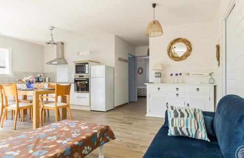 Saint-Pair-sur-Mer Cottage | Modern Beachside Retreat with Private Garden & Terrace