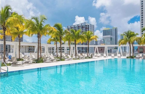 Brickell Apartment | Modern Brickell High-Rise with High-End Amenities, Balcony & Incredible Views