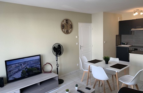 Talange Apartment | Modern, bright F2 with balcony and parking space