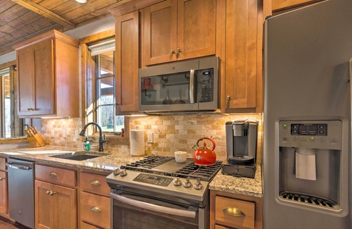 Tuckasegee Cabin | Modern Cabin w/Deck, Grill & Chinquapin Amenities
