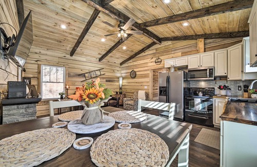 Pisgah Forest Cottage | Modern Cabin w/Fire Pit < 3 Mi to Trails!