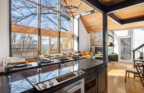 Saugatuck Ski Chalet | Modern Chalet 5bd 3bth with Hot Tub, Game Room, Private movie theater, 3 decks