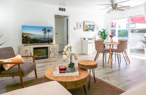 Balboa Peninsula Apartment | Modern Coastal 1BR w King Bed & EV and Just Steps Away to the Shore!
