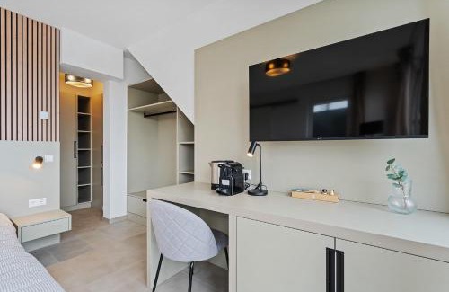 Cessange Apartment | Modern Comfort near Cloche dOr - Queen Bed and Balcony